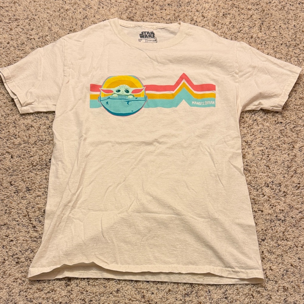 Star Wars Mandalorian Tee with Retro Graphic